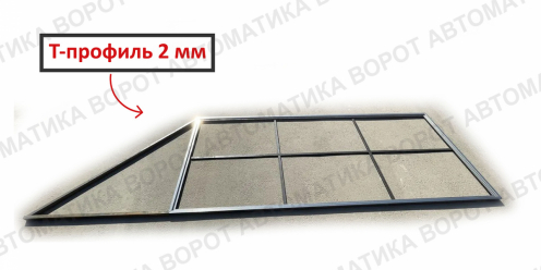 Комплект STANDART для откатных ворот с шиной 6 м + привод NI600Z + рейки 5 шт + каркас 4000х2000 мм (GateMotors)